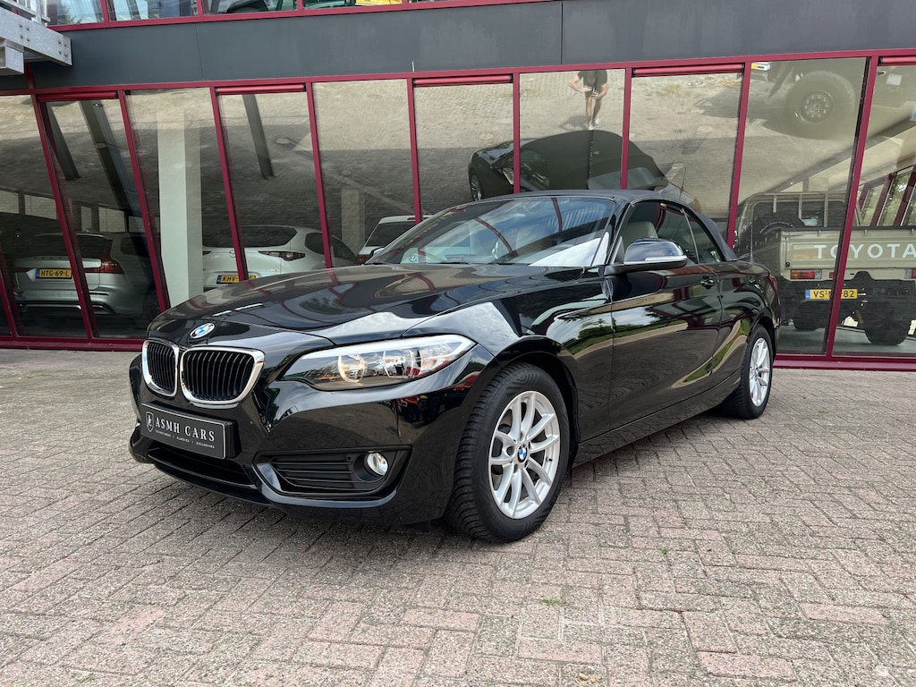 BMW 2-Serie Cabrio 220i | NL auto | 2e eigenaar | PDC | Navi | Leder | Stoelverw.