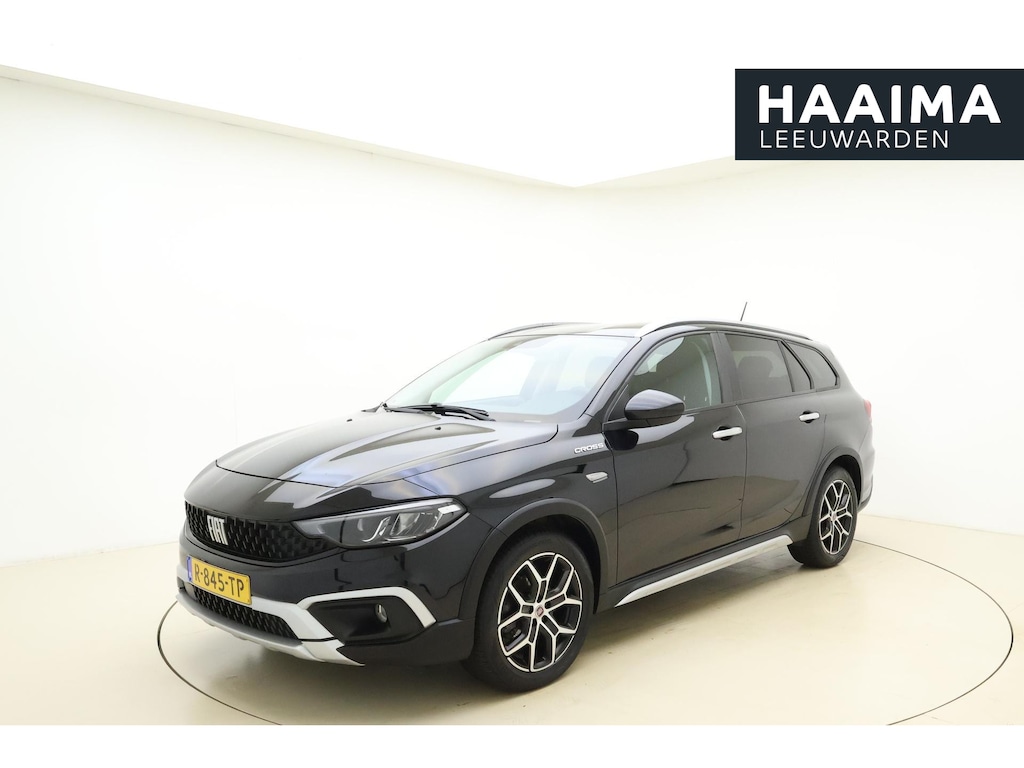Fiat Tipo Cross Stationwagon 1.5 Hybrid Automaat | Navigatie | Trekhaak | Climate control | Keyless | Dakrails | Camera | Parkeersensoren