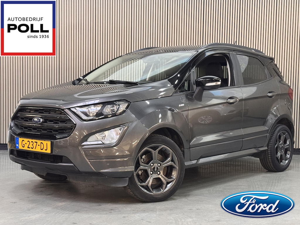 Ford EcoSport 125pk ST-Line Black Navi Camera Trekhaak Winter Parking Dodehoek pack B&O Privacy glass Dealeronderhouden