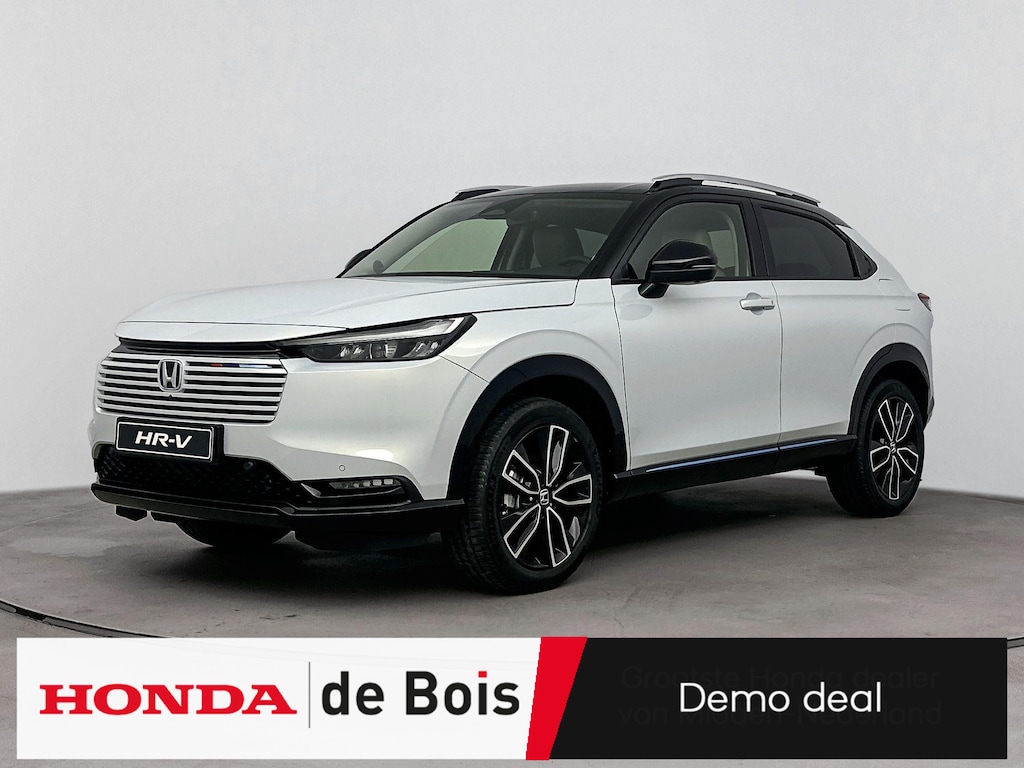 Honda HR-V 1.5 e:HEV Advance Style | Tot 10 jaar garantie!* | Two Tone | 1/2 wit leder | Camera | Navigatie Apple Carplay/Android Auto | 18 Inch