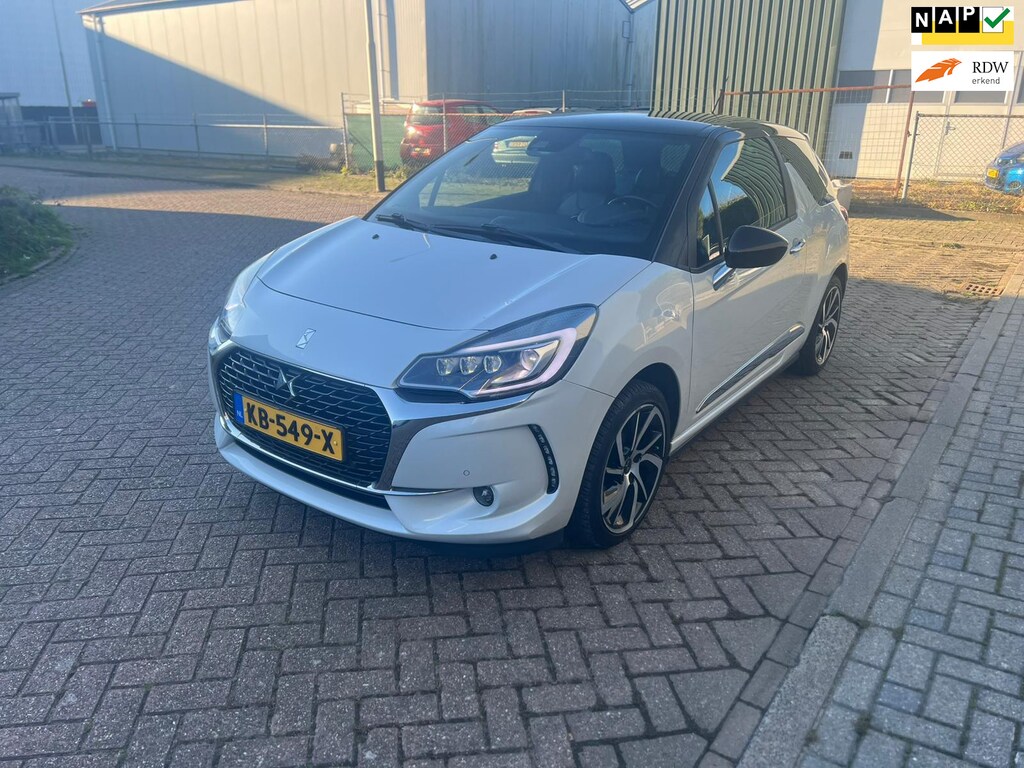 DS 3 1.2 PureTech Sport Chic Automaat Leder Stoelverwarming Led Pdc Voor En Achter Navi Cruise Airco