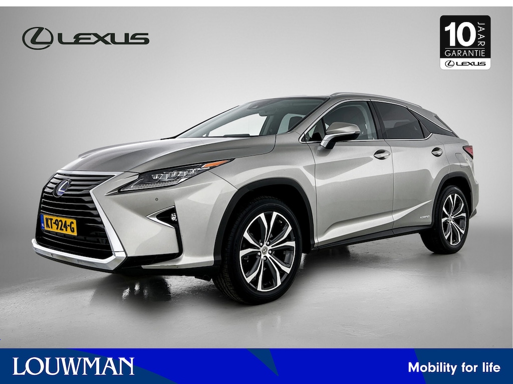 Lexus RX 450h 4WD Luxury Line | Trekhaak | Memory Seat | Lederen bekleding | Stoelverwarming | Stoelventilatie | Elektrische achterklep | Navigatie | Headup display | Parkeersensoren voor+achter |