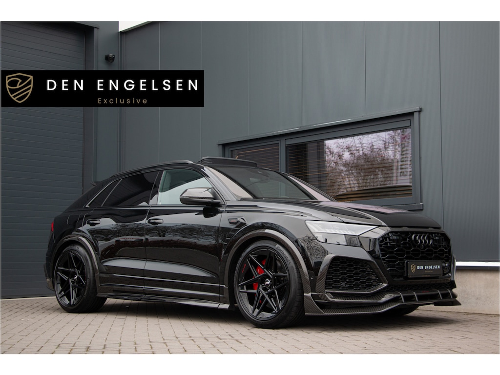 Audi RS Q8 RSQ8 Signature Edition | 800PK | B&O+ | Ceramic Brakes | 360 Cam | ACC | Pano | Softclose | Lane & Side Assist | Fabrieksgarantie | PPF | Nachtzicht | Carbon | Apple & Android Carplay | Dynamic+ | Achterasbesturing | Dynamic Plus Pack | Ambiance | Laser | E.TH 3500KG |