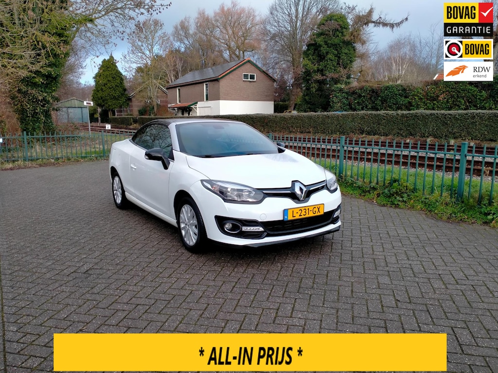 Renault Megane Coupé-Cabriolet 1.2 TCe Privilège parelmoer wit airco lage km ALLINPRIJS