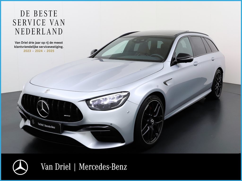 Mercedes-Benz E-klasse Estate AMG E 63 S 4MATIC+ | Bruin Leder - Performance-stoelen High-End Pano Burmester Memory
