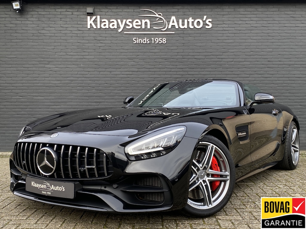 Mercedes-Benz AMG-GT C Roadster 4.0 Premium V8 577 pk AUT. | dealer onderhouden | achteras besturing | memory stoel | adaptieve cruise | 360 camera