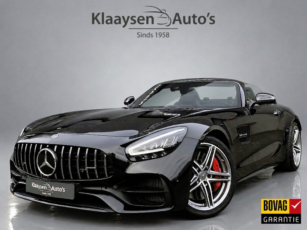 Mercedes-Benz AMG-GT C Roadster 4.0 Premium V8 577 pk AUT. | dealer onderhouden | achteras besturing | memory stoel | adaptieve cruise | 360 camera