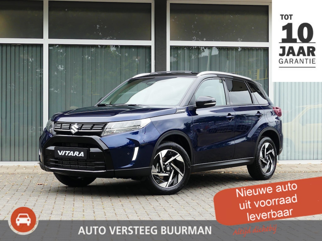 Suzuki Vitara 1.4 Boosterjet Style Smart Hybrid PANORAMADAK, 6 jaar fabrieksgarantie! Nieuw uit voorraad leverbaar!
