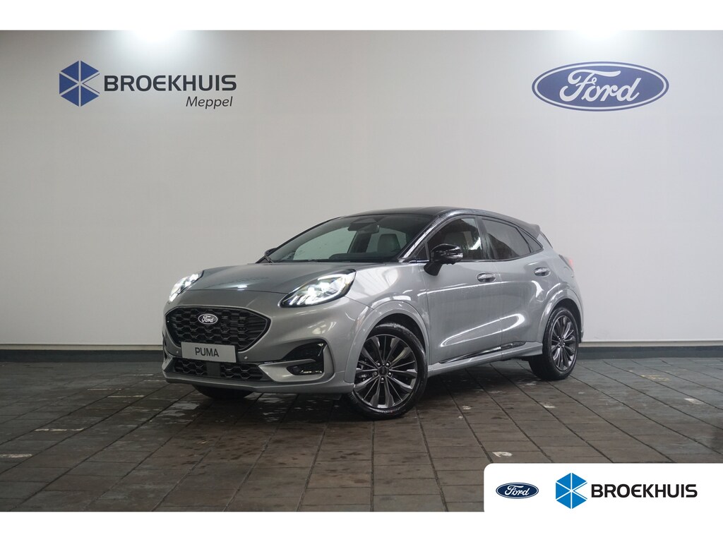 Ford Puma 1.0 EcoBoost Hybrid Sound Edition | Voorraad, Snel Leverbaar! | B&O audio | 360 Camera | Adaptive Cruise | BLIS | Stuur/stoelverwarming |