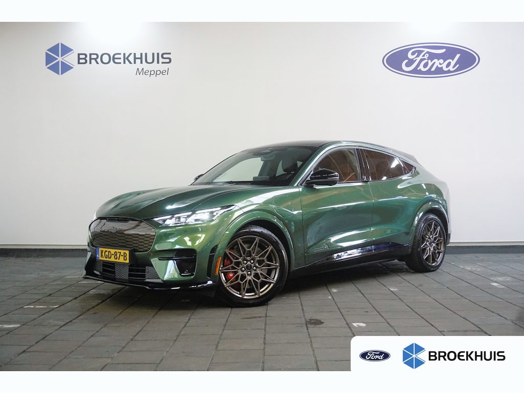 Ford Mustang Mach-E GT Extended AWD 98 kWh | Bronze Pack | Pano | B&O | 20'' | Uniek exemplaar | Warmtepomp  | Achterspoiler | Achteruitrijcamera | Afwijkende dakkleur
