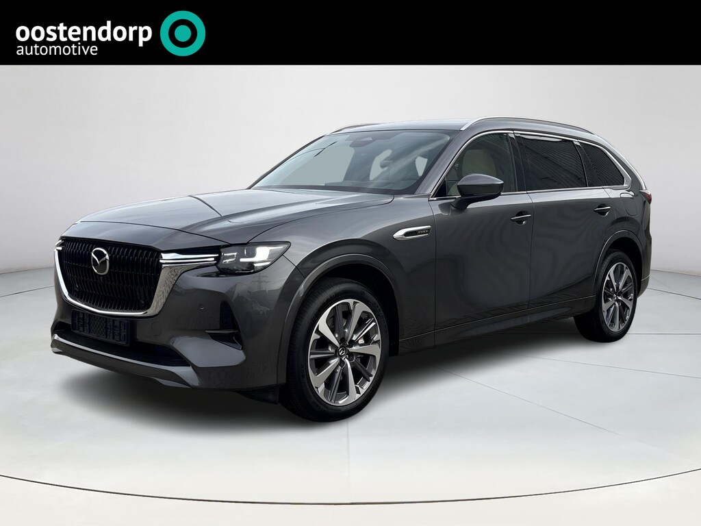 Mazda CX-80 2.5 e-SkyActiv PHEV Takumi Plus | DEMO VOORDEEL | 1e zitrij stoelverwarming/verkoeling | 2e zitrij stoelverwarming/verkoeling | Apple-carplay / Android-Auto | 6 persoons | Panoramisch schuif-kanteldak | 360* Camera | Adaptieve cruise control | BOSE Premium-audio |