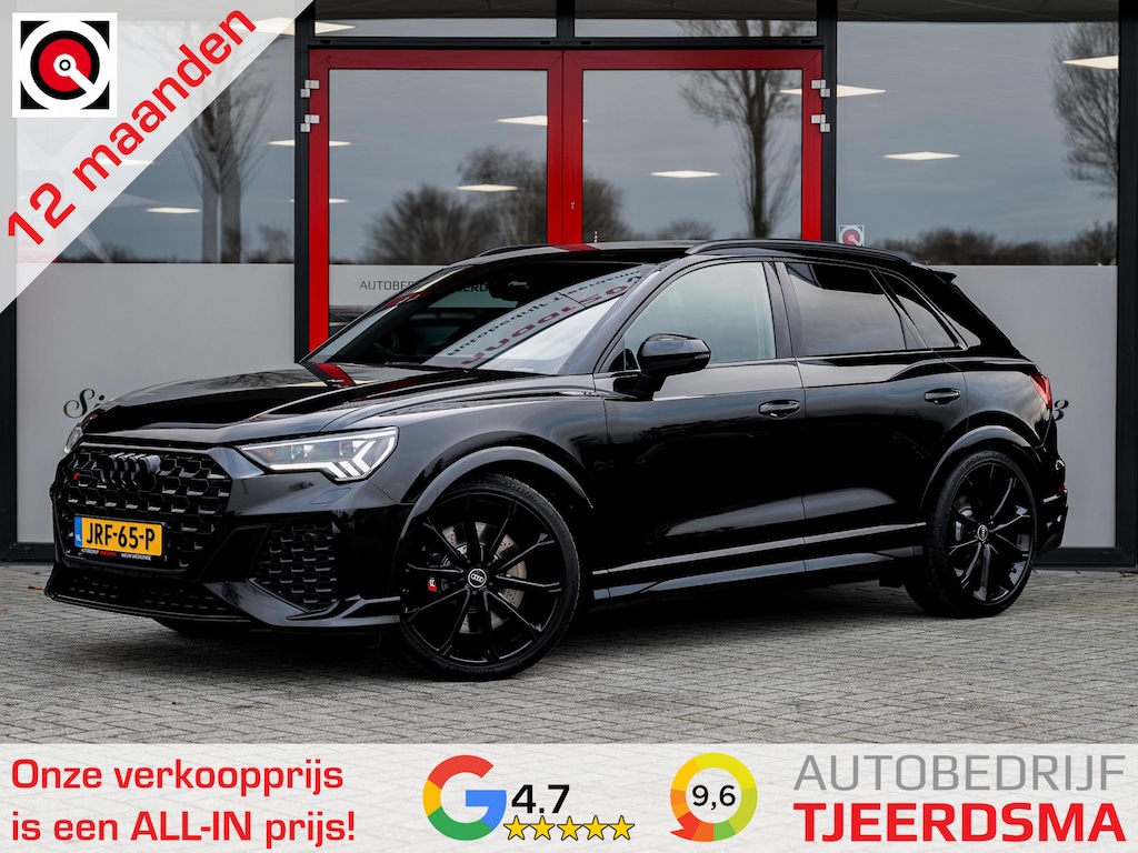 Audi RS Q3 TFSI | SONOS Audio | Adaptive Demping | RS Plus Zetels Diamant | Audi Sport exhaust | Adaptieve Cruise Control | Virtual Cockpit | Carbon Interior | Black Optic | Audi Sport Individual Velgen | Rundleder | Alcantara | Camera | Stoelverwarming | Dode Hoek Detectie | Afgevlakt Stuurwiel |