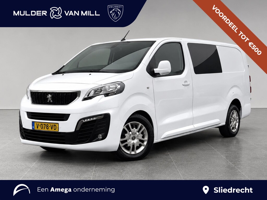 Peugeot Expert DC Premium Pack 2.0 BlueHDi 180pk EAT6 | DUBBELE CABINE! | NAVI | TREKHAAK | AIRCO | CRUISE CONTROL | APPLE CARPLAY / ANDROID AUTO |
