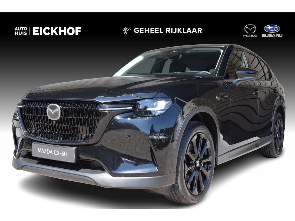 Mazda CX-60 2.5 e-SkyActiv PHEV Exclusive-line Business Edition - Black Edition - € 2.000,- Voorraad Korting