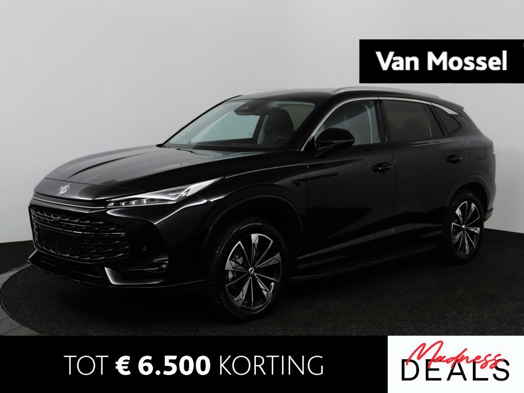MG MG HS PHEV 1.5 TGDi Aut. Luxury | 360 Camera | Memory Seats | Elektrische achterklep | Mg I-smart | 100 km elektrisch rijbereik | € 2.000,- Voorraad voordeel!