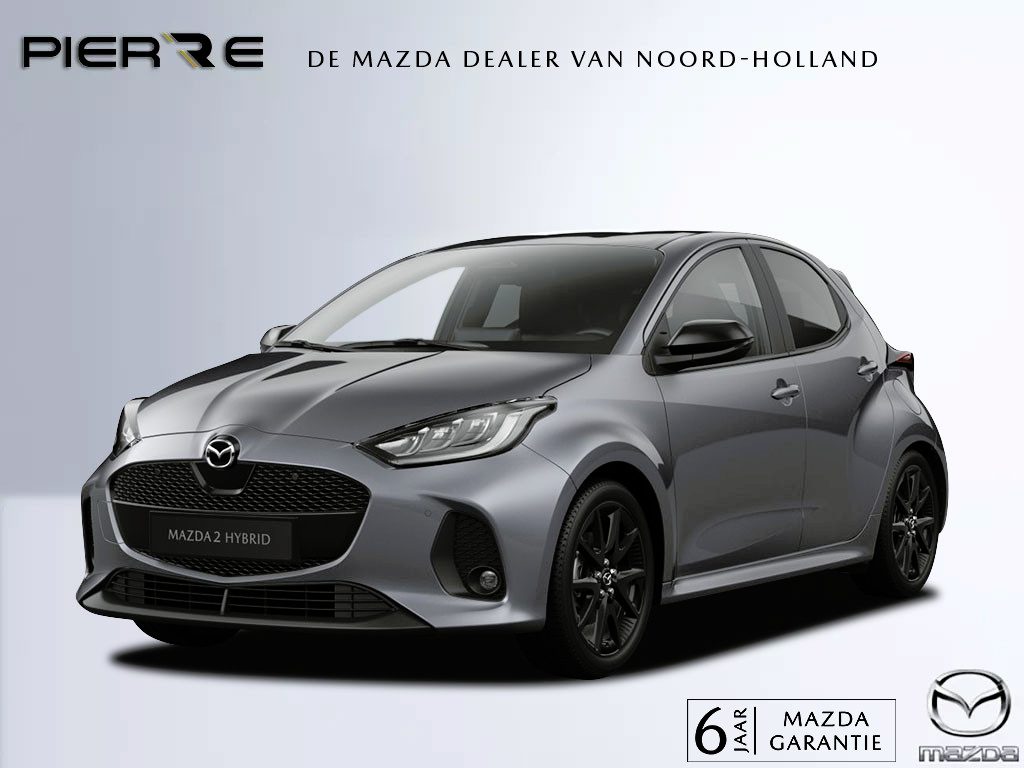 Mazda 2 Hybrid 1.5 Homura Plus AUTOMAAT NAVI DMV APPLE CARPLAY / ANDROID | ACHTERUITRIJCAMERA | 17 INCH LMV | WINTERPAKKET | PANORAMADAK 10 YEARS DEAL: €3.000,- EXTRA INRUIL