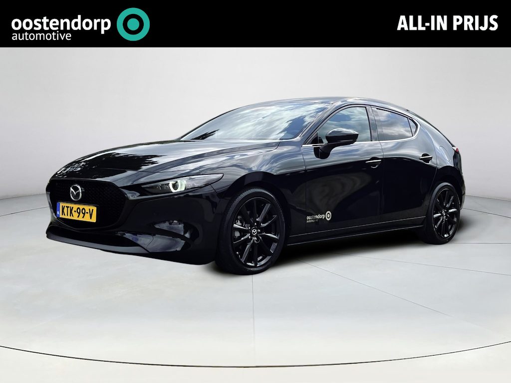 Mazda 3 2.0 e-SkyActiv-X M Hybrid 186 Takumi | Demo voordeel | Automaat | Climate Control | Stoel en stuurverwarming | 360 camera | Bose | Dodehoeksensoren | Draadloze Applecarplay en Android auto | Stoelgeheugen | Full adaptieve led | Adaptieve cruise control |