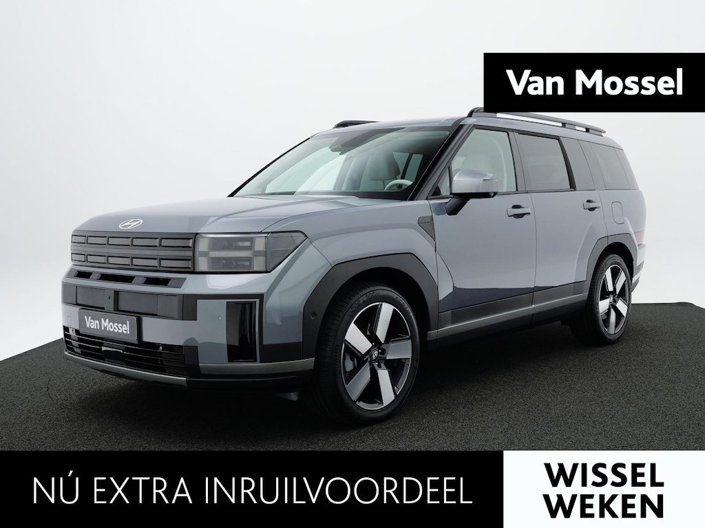 Hyundai Santa Fe 1.6 T-GDI PHEV Premium Plus 4WD 7p | AKTIE AKTIE AKTIE!! | Stoelverwarming | Stoelverkoeling | 360 Camera | Adaptieve Cruise Control | Draadloze telefoonlader | Climate Control | ACTIEPRIJS, VRAAG NAAR DE VOORWAARDEN |