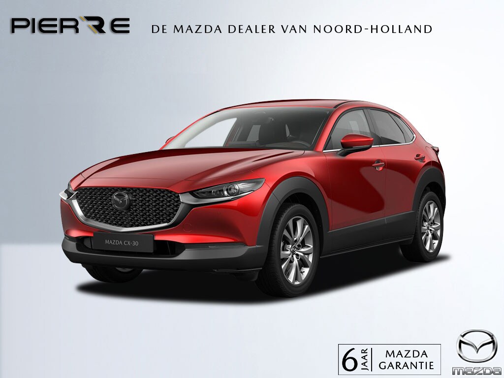 Mazda CX-30 2.5 e-SkyActiv-G M AUTOMAAT Hybrid Exc-l Bns Edition | NAVI | 360 CAMERA | 10 YEARS DEAL: €3.500,- EXTRA INRUIL