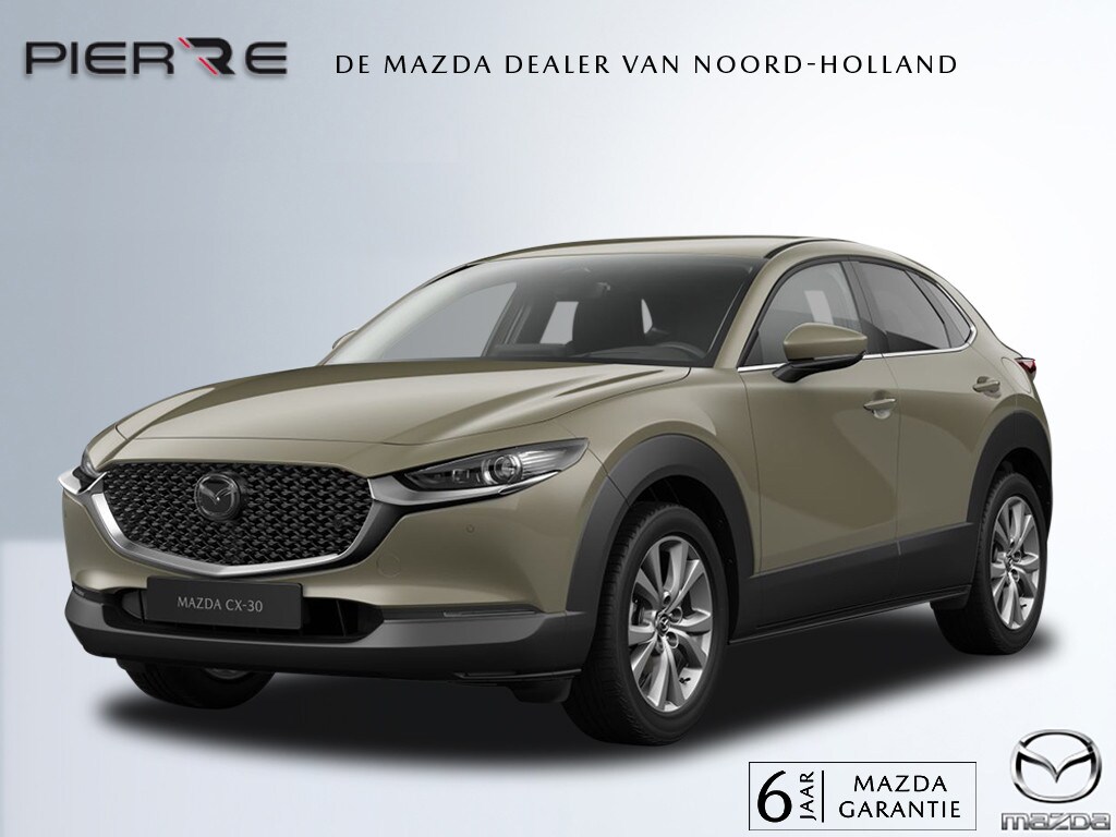 Mazda CX-30 2.5 e-SkyActiv-G M AUTOMAAT Hybrid Exc-l Bns Edition NAVI | CAMERA RONDOM | WINTERPAKKET 43.740,- -€ 3000 inruilvoordeel 6 JAAR GARANTIE!