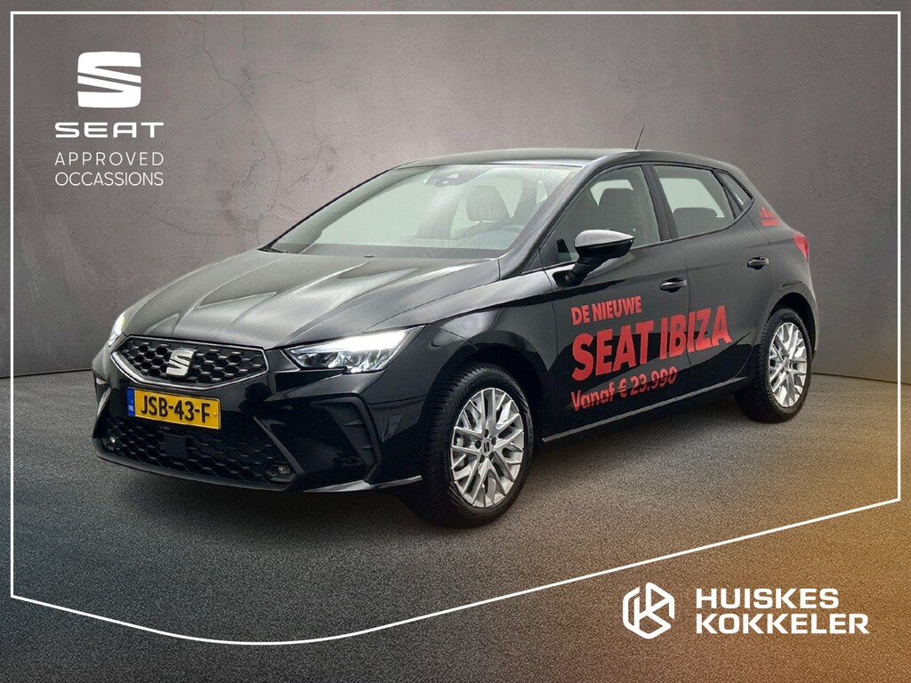 SEAT Ibiza Style Facelift 1.0 TSI 95pk Cruise control, LED koplampen, App connect, Parkeersensor achter, Airco, DAB, Radio, Bluetooth