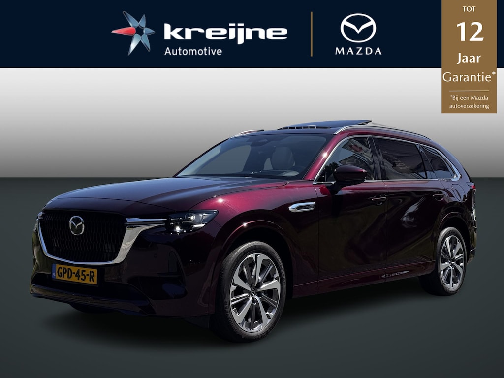 Mazda CX-80 2.5 e-SkyActiv PHEV Takumi Plus | Zwarte elementen | Full Option | Panoramadak l 7-Persoons | RIJKLAARPRIJS!