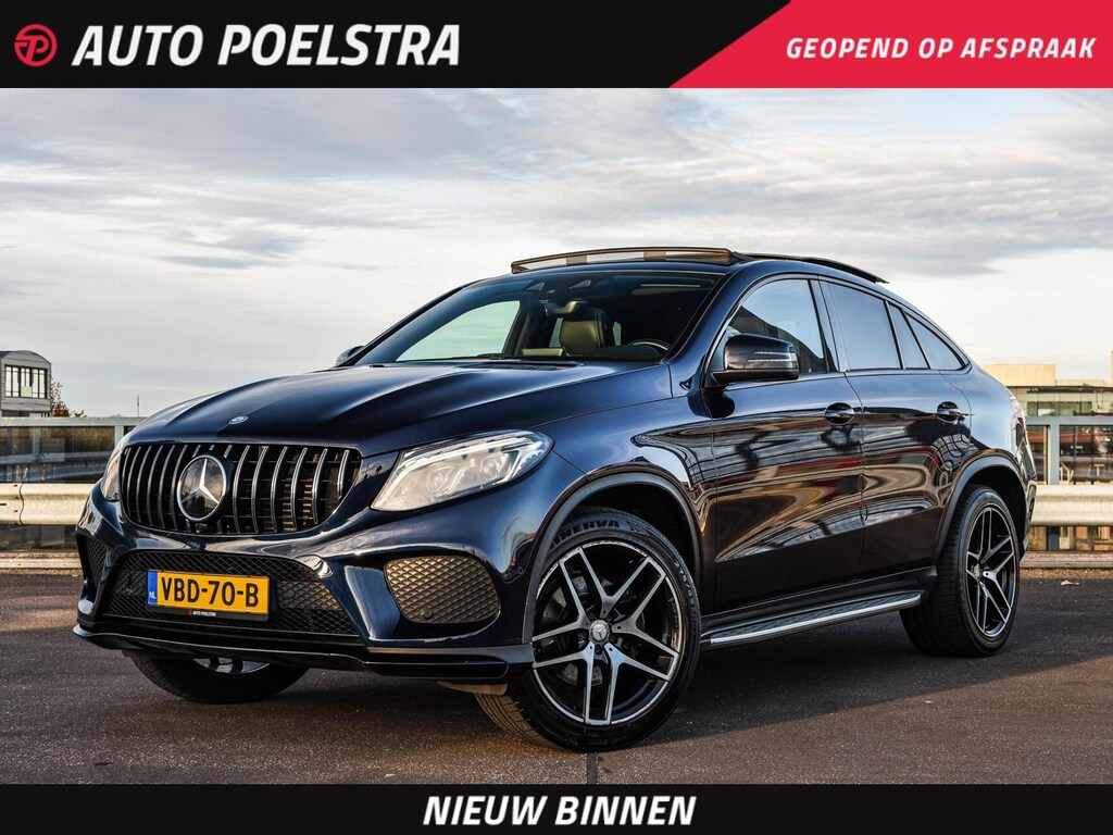 Mercedes-Benz GLE Coupé 350 d 4MATIC AMG Panoramadak Distronic Camera Night Edition Grijs Kenteken 350 d 4MATIC