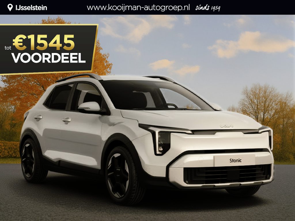 Kia Stonic 1.0 T-GDi MHEV DynamicLine Nu €1.545,- voordeel! Nu tijdelijk extra scherp geprijsd!