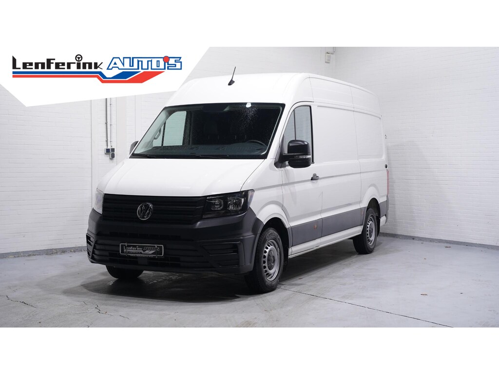 Volkswagen Crafter 2.0 TDI 140 pk L3H3 Airco, App Connect 270 Graden Deuren, Laadruimte Pakket, Opstap achter, 3-Zits