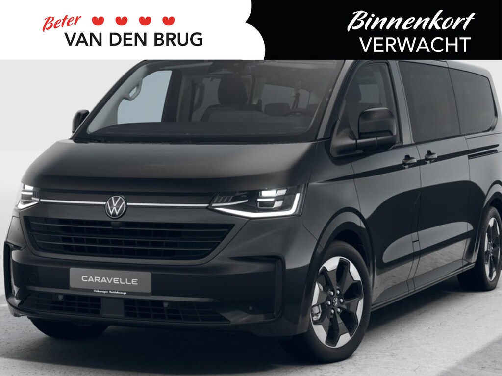 Volkswagen e-Transporter Caravelle L2H1 Style 70 kWh Trekhaak, elektrisch uitklapbaar | Harman Kardon | Panoramadak | Alarm | Navigatie | Kunstlederen ErgoComfort Stoelen | Aera View camera |