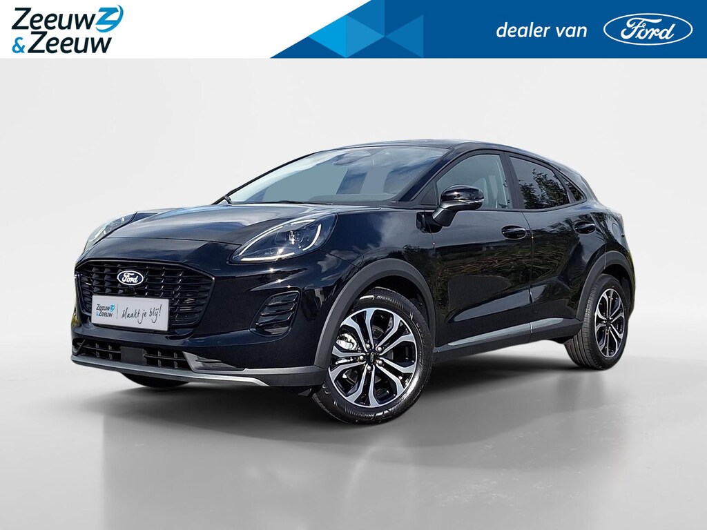 Ford Puma 1.0 EcoBoost Hybrid Titanium | !gratis upgrade naar automaat! | Winterpack | Climate Control | Camera | Parkeersensoren | Draadloze Apple Carplay&Android Auto | 17" Lichtmetaal | Nieuw te bestellen! |