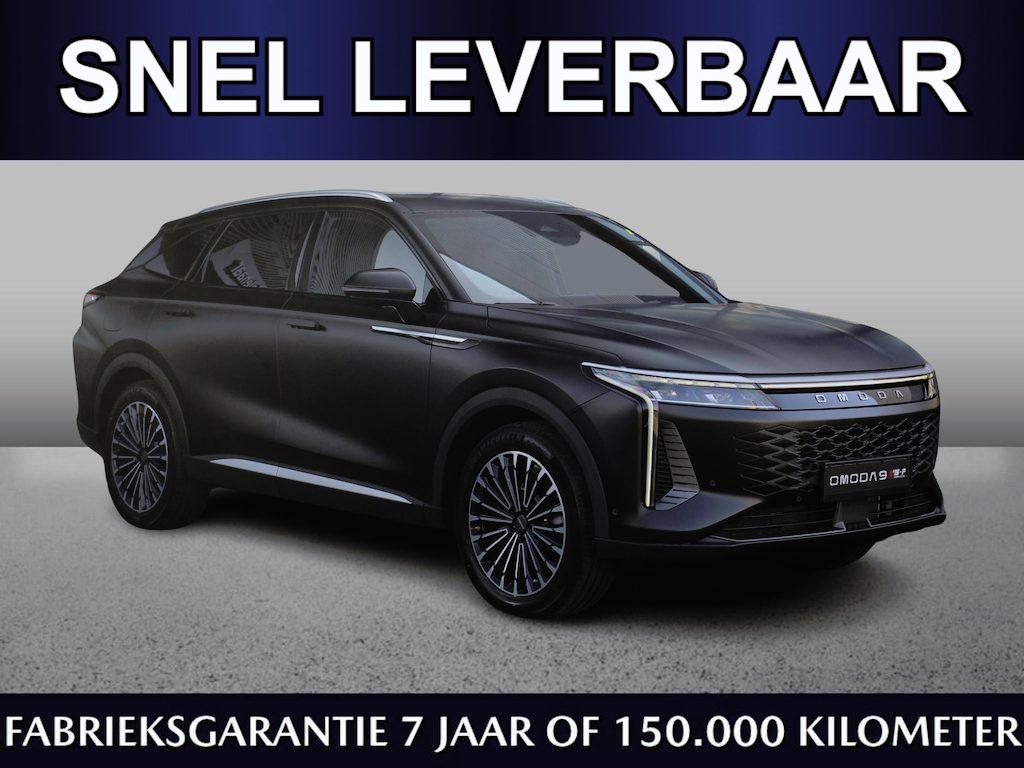 Omoda 9 Premium 1.5 PHEV 537pk | Snel leverbaar | €6000,- zomervoordeel* | Adaptive cruise | Leder | Pano dak | HUD | 360 cam | Keyless | 20 inch