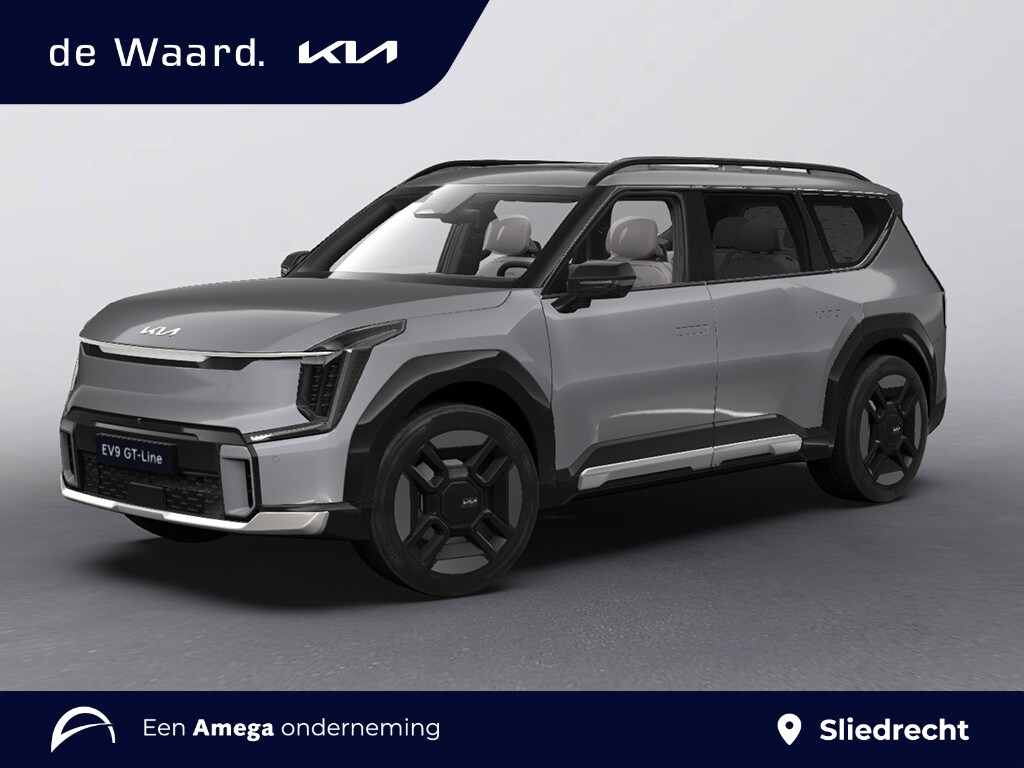 Kia EV9 GT-Line AWD 99.8kWh 385pk | €2.000 VOORDEEL | VEGAN LEDEREN STOELBEKLEDING 'GT-LINE | SCHUIF/KANTELDAK | HEAD-UP DISPLAY | MERIDIAN PREMIUM AUDIO  | 360° CAMERA |