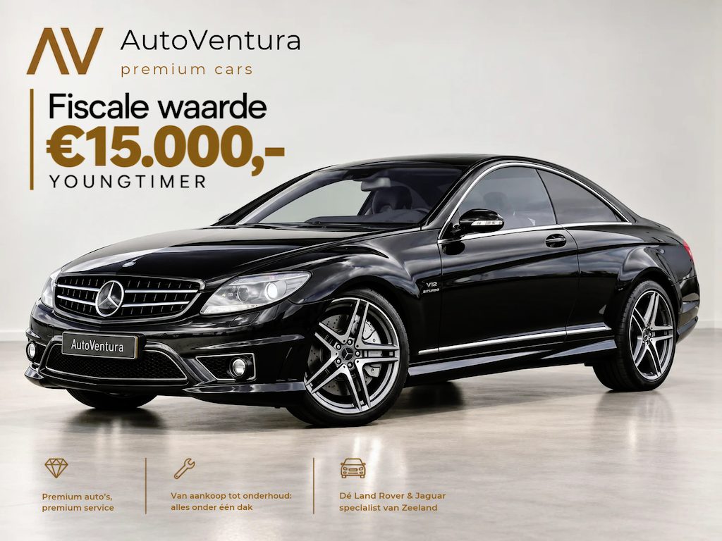 Mercedes-Benz CL AMG 65 l Cruise control l Softclose l Schuif-/kantel dak l Stoelkoeling l V12 l