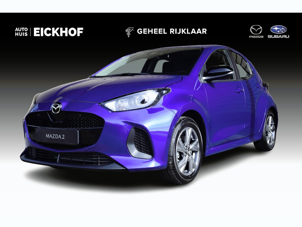 Mazda 2 Hybrid 1.5 Exclusive-line - € 2.500,- Voorraad Korting - Meerdere kleuren/uitvoeringen direct beschikbaar!
