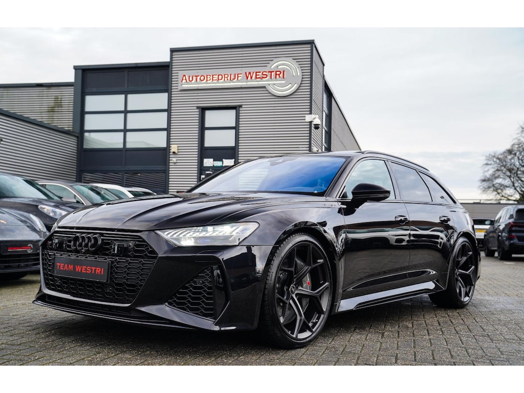 Audi RS6 Avant RS6 TFSI Quattro | B&O Advanced | Dynamic PLUS pakket | Keramisch | 360cam | HuD | Competition Velgen | Nightvision