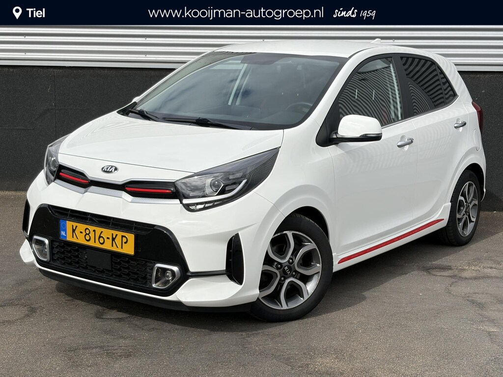Kia Picanto 1.0 DPi GT-Line 1e eign. Dealeronderhouden, Navigatie, Lederen bekleding, Privacy glass, Smart Key, Cruise control,