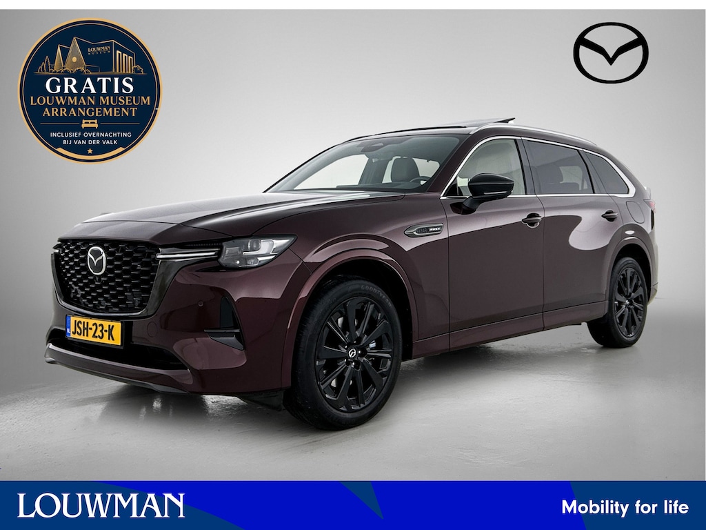 Mazda CX-80 2.5 e-SkyActiv PHEV Homura Plus | Panorama-dak | 7-zitplaatsen | Leder int. | Gratis-museum-arrangement