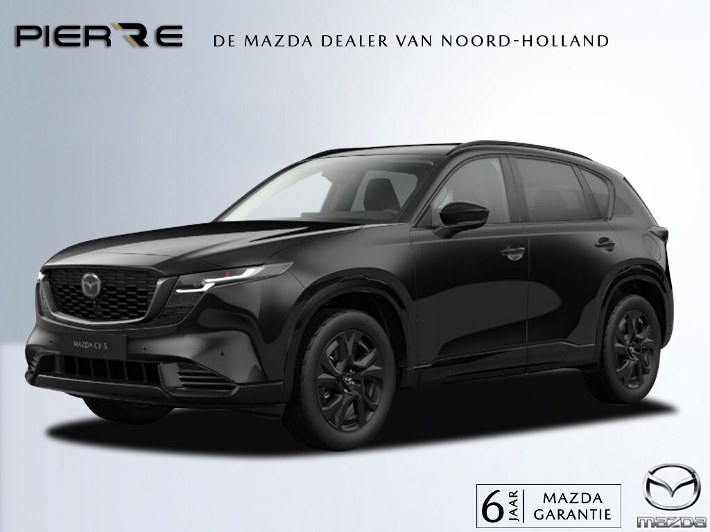 Mazda CX-5 2.5 E-SKYACTIV G 141 AUTOMAAT Homura | LEDER | 19 INCH | LED | BOSE | 6 JAAR GARANTIE! NAVI | APPLE CARPLAY / ANDROID 15,6 INCH MAZDA CONNECT-SCHERM