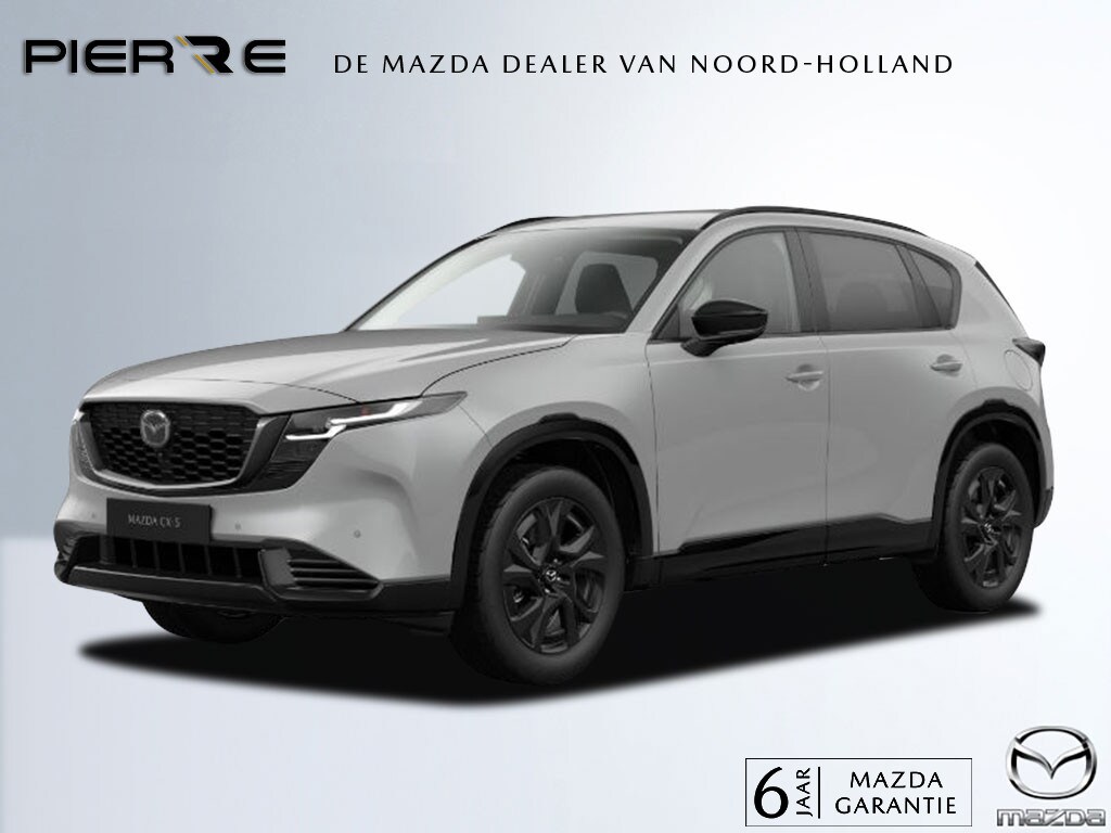 Mazda CX-5 2.5 E-SKYACTIV G 141 M AUTOMAAT HYBRID Homura LEDER INTERIEUR | 19 INCH LMV | LED | BOSE | 6 JAAR GARANTIE! NAVI | APPLE CARPLAY / ANDROID 15,6 INCH MAZDA CONNECT-SCHERM
