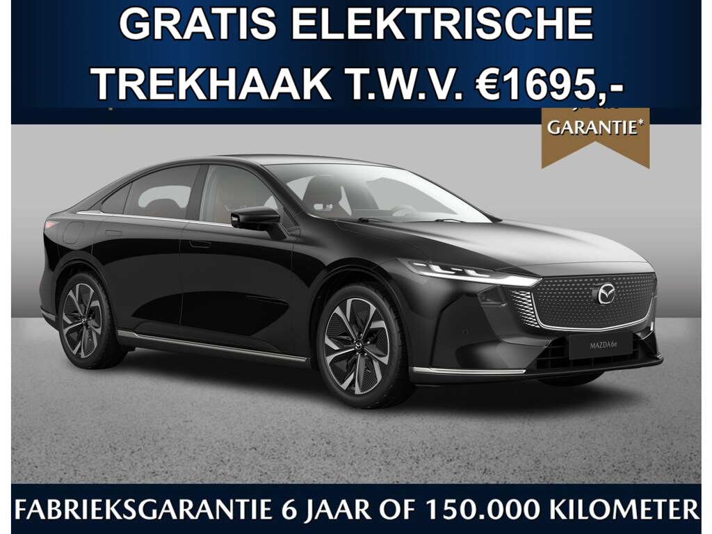 Mazda 6e Takumi Business Edition 68.8 kWh | Gratis elektr. trekhaak t.w.v. €1695,- | Private Lease v.a. €613,-* | Direct leverbaar | Tot 479km range | 165kW snelladen
