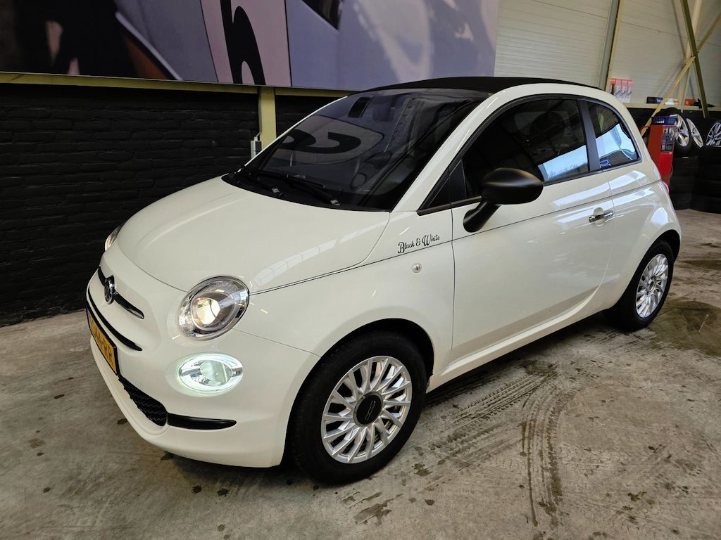 Fiat 500C Hybrid|Cabriolet|Black&White Edition|