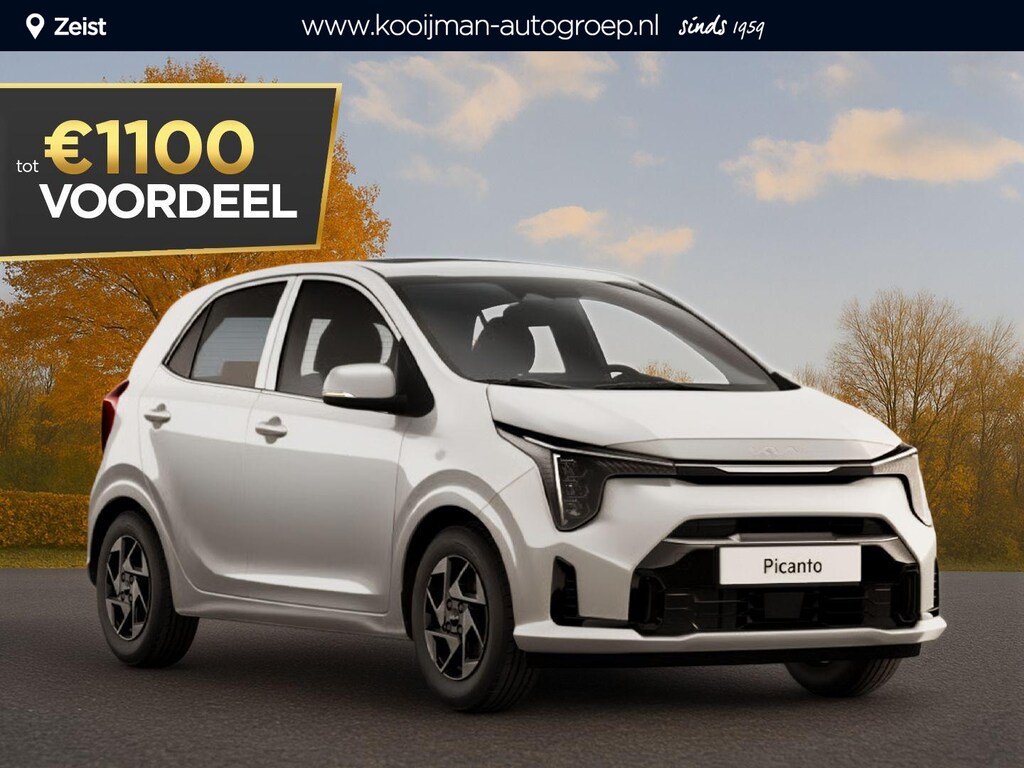 Kia Picanto 1.0 GDi DynamicLine Nu €1.100,- voordeel! Nu tijdelijk extra scherp geprijsd! Exclusief Metallic Lak