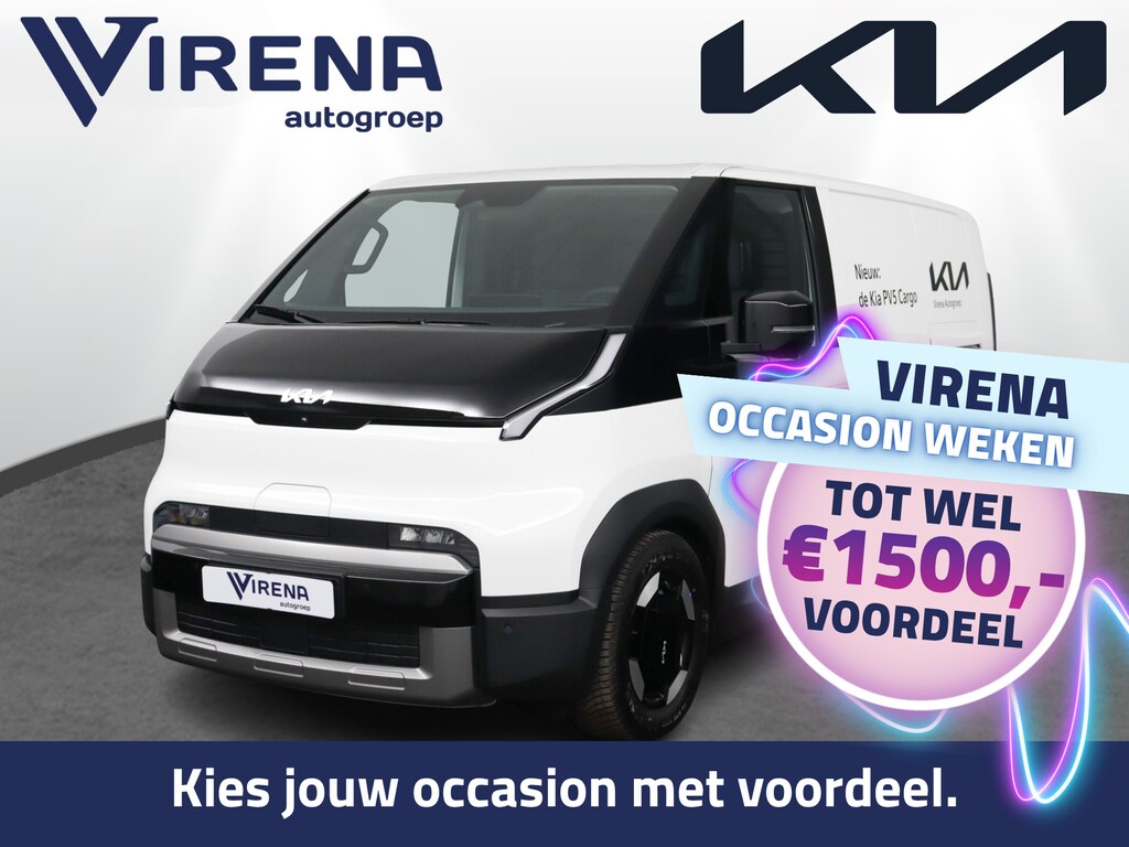 Kia PV5 L2H1 Elite 71.2 kWh - Stoel en stuurwielverwarming - 360° camera - Adaptieve Cruise Control - Navigatie Fabrieksgarantie tot 2032