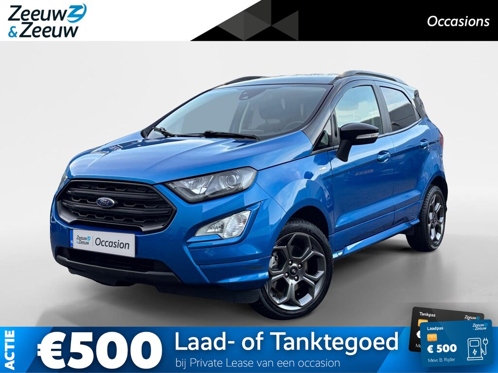 Ford EcoSport 1.0 EcoBoost ST-Line | Two-Tone | Winter Pakket | Half lederen bekleding | Parkeersensoren | Apple/Android Auto | 12 maanden garantie! |