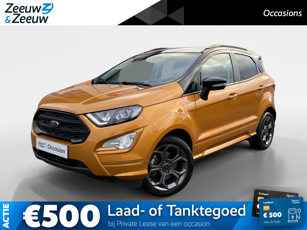 Ford EcoSport 1.0 EcoBoost ST-Line | Stoel-, Stuur- en Voorruitverwarming | Apple Carplay & Android Auto | Achteruitrijcamera | Cruise Control |