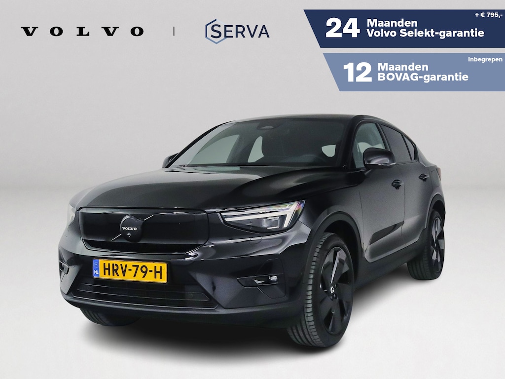Volvo EC40 Single Motor Extended Range Ultra Black Ed. 82 kWh | Panoramadak | 360° camera | Harman Kardon | Stoel- en Stuurverwarming | Trekhaak
