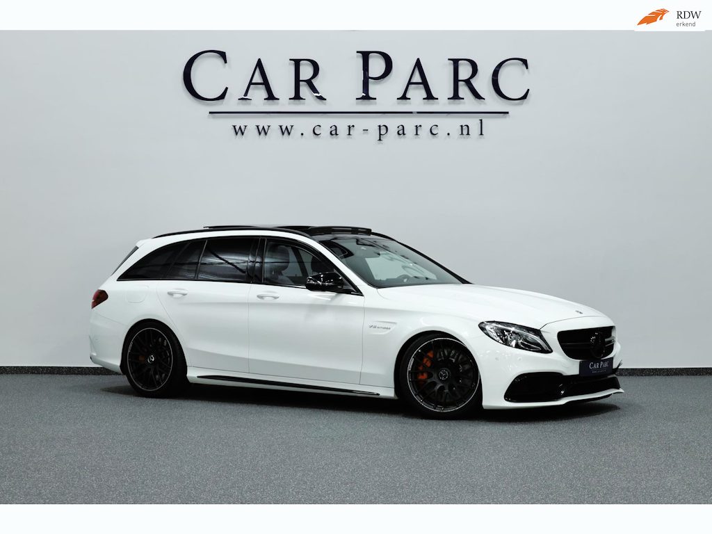 Mercedes-Benz C-klasse Estate AMG 63 S 510+PK LED/SFEER/PANO/HALF LEDER+ALCANTARA+S.VERWARMING/19" LMV/360/ECC/12 MDN GARANTIE!