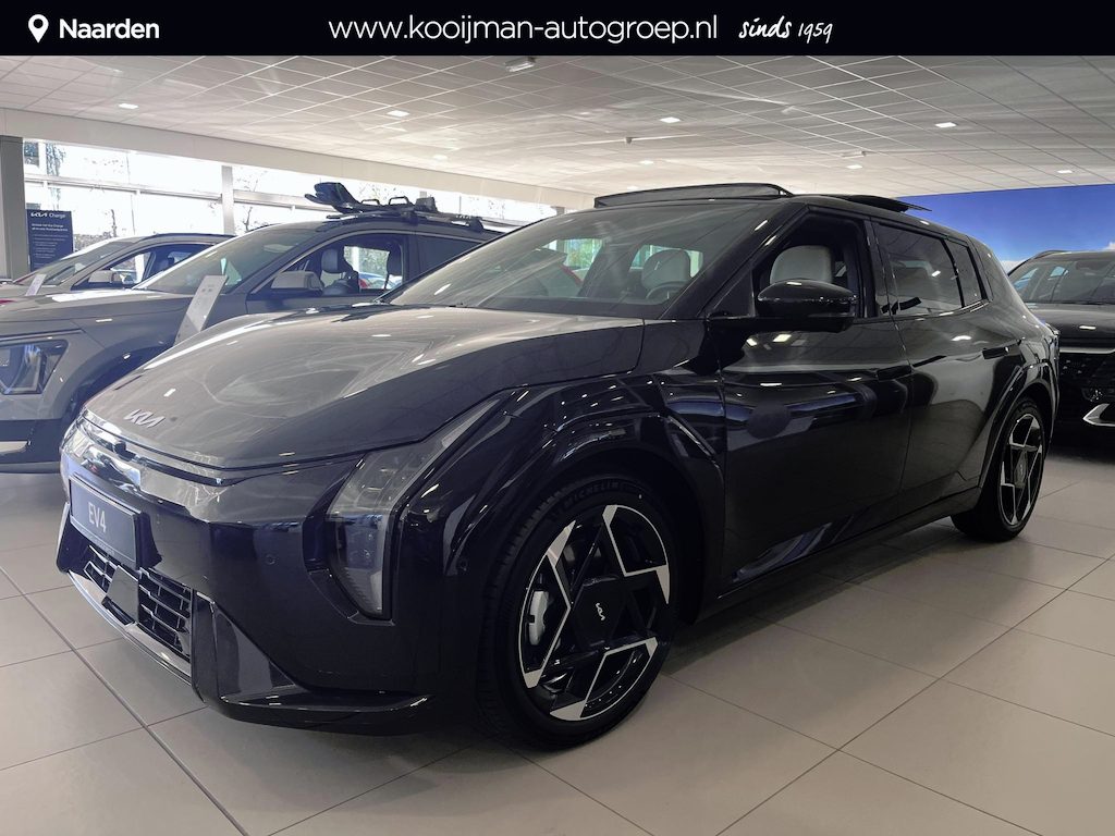 Kia EV4 GT-PlusLine 81.4 kWh NU OP VOORRAAD!! BEL ONS VOOR SCHERPE OFERTE!! INRUIL VOORDEEL € 2000,-!!