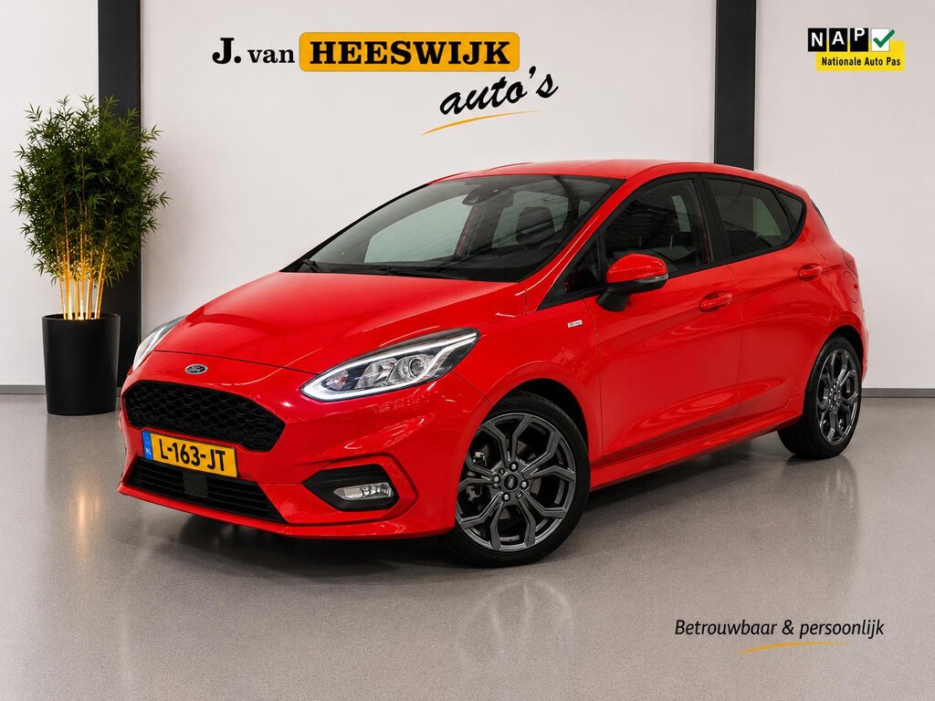 Ford Fiesta 1.0 EcoBoost Hybrid ST-Line Lmv | Parkeer sensoren | KeyLess | Navigatie | Airco Autmatisch